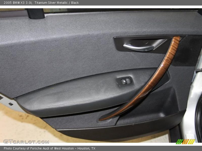 Titanium Silver Metallic / Black 2005 BMW X3 3.0i