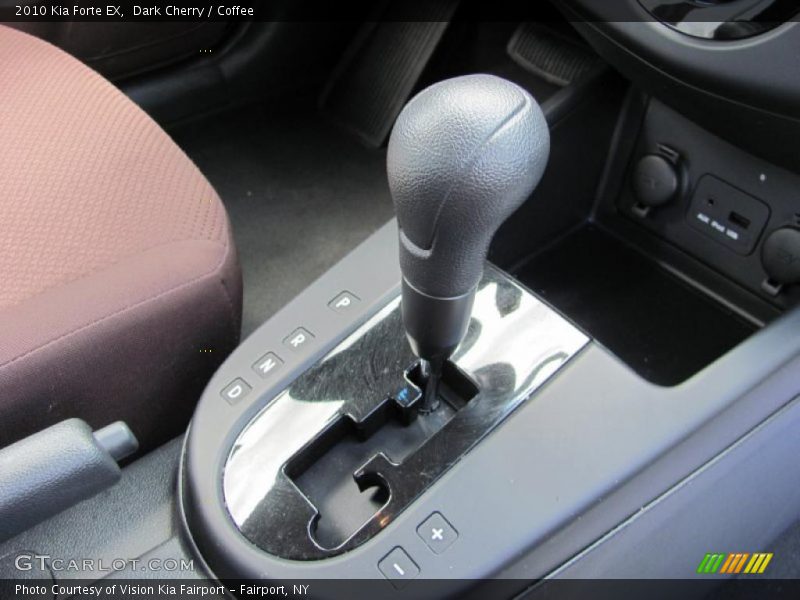 Dark Cherry / Coffee 2010 Kia Forte EX