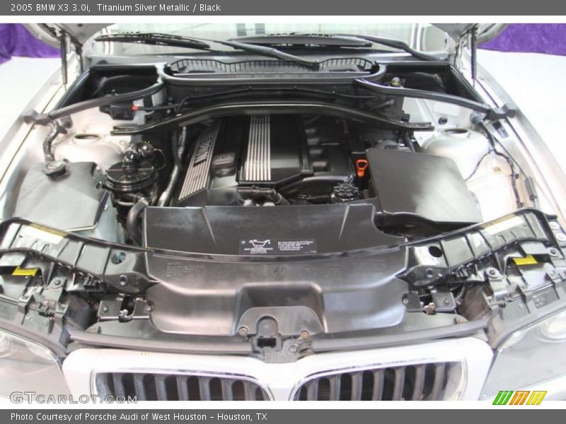 Titanium Silver Metallic / Black 2005 BMW X3 3.0i