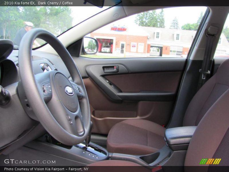 Dark Cherry / Coffee 2010 Kia Forte EX