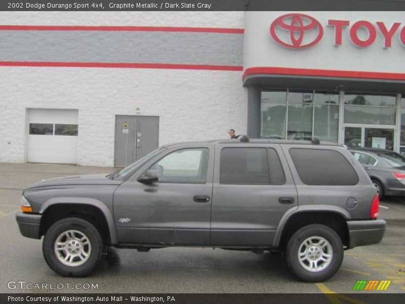 Graphite Metallic / Dark Slate Gray 2002 Dodge Durango Sport 4x4