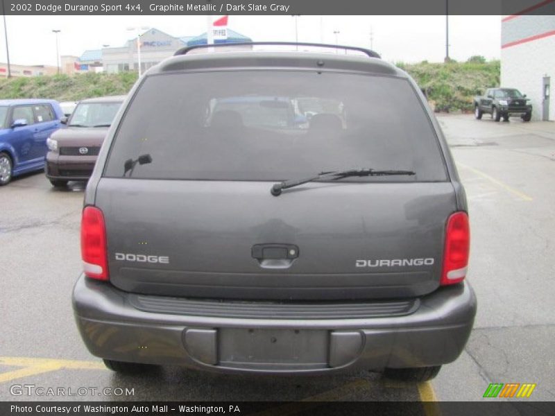 Graphite Metallic / Dark Slate Gray 2002 Dodge Durango Sport 4x4
