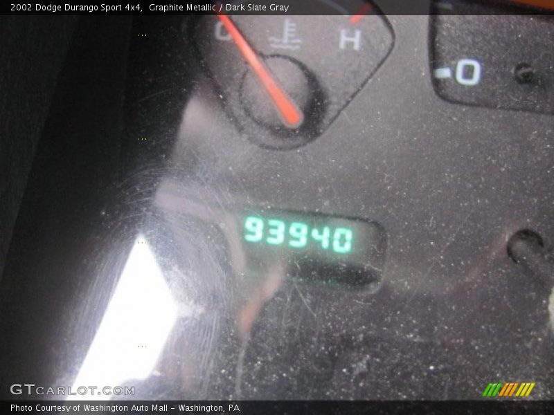 Graphite Metallic / Dark Slate Gray 2002 Dodge Durango Sport 4x4