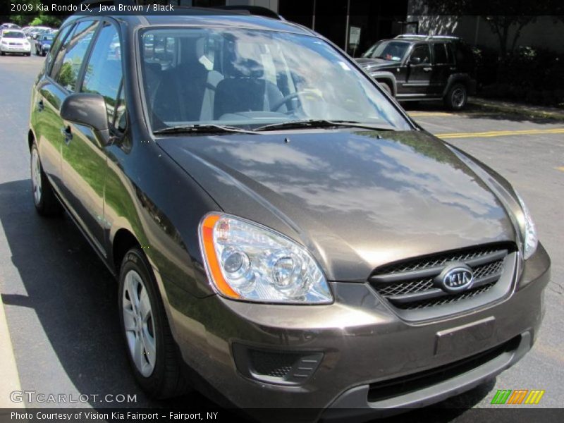 Java Brown / Black 2009 Kia Rondo LX