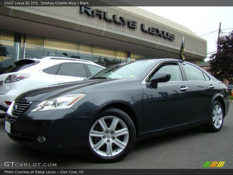 Smokey Granite Mica / Black 2007 Lexus ES 350