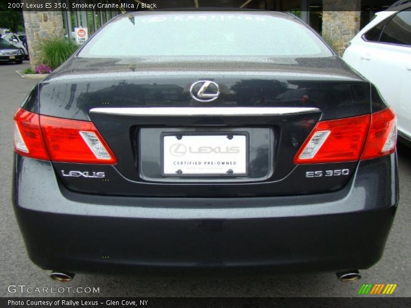 Smokey Granite Mica / Black 2007 Lexus ES 350