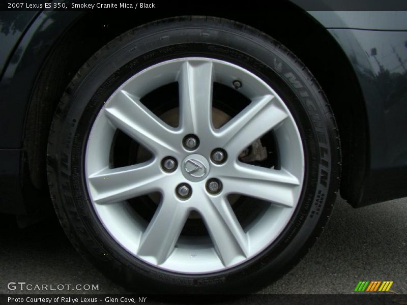 Smokey Granite Mica / Black 2007 Lexus ES 350