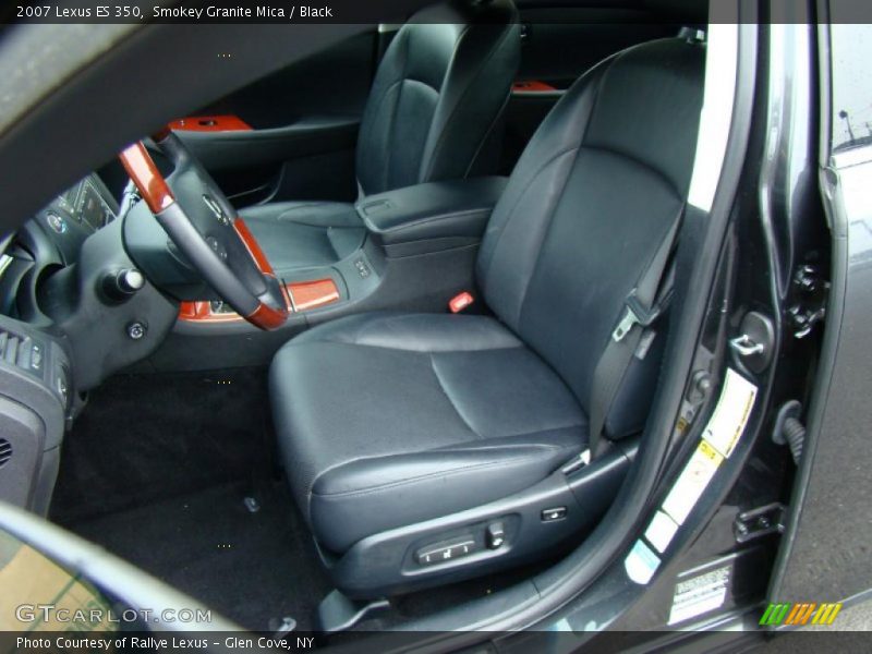 Smokey Granite Mica / Black 2007 Lexus ES 350