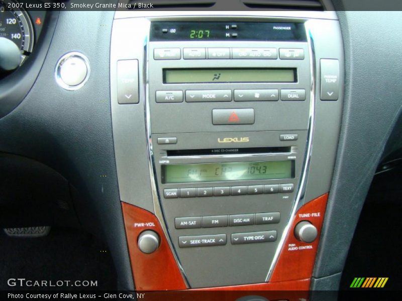 Smokey Granite Mica / Black 2007 Lexus ES 350