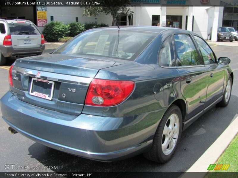 Medium Blue / Gray 2003 Saturn L Series L300 Sedan
