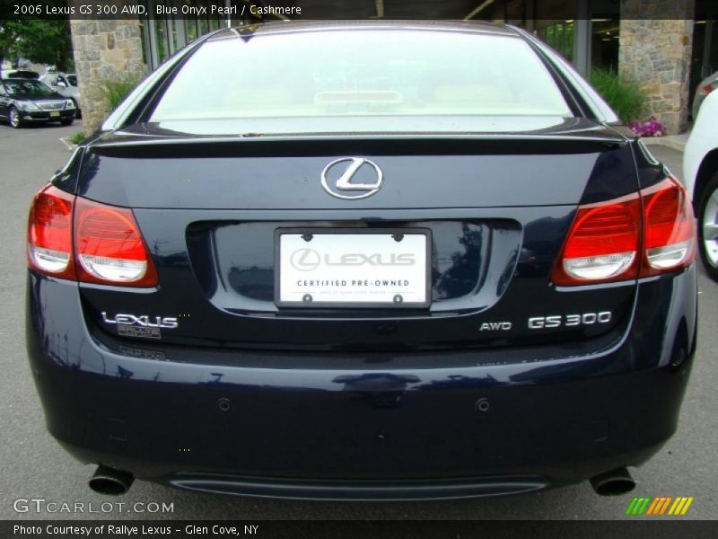 Blue Onyx Pearl / Cashmere 2006 Lexus GS 300 AWD