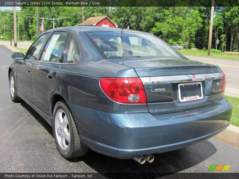 Medium Blue / Gray 2003 Saturn L Series L300 Sedan