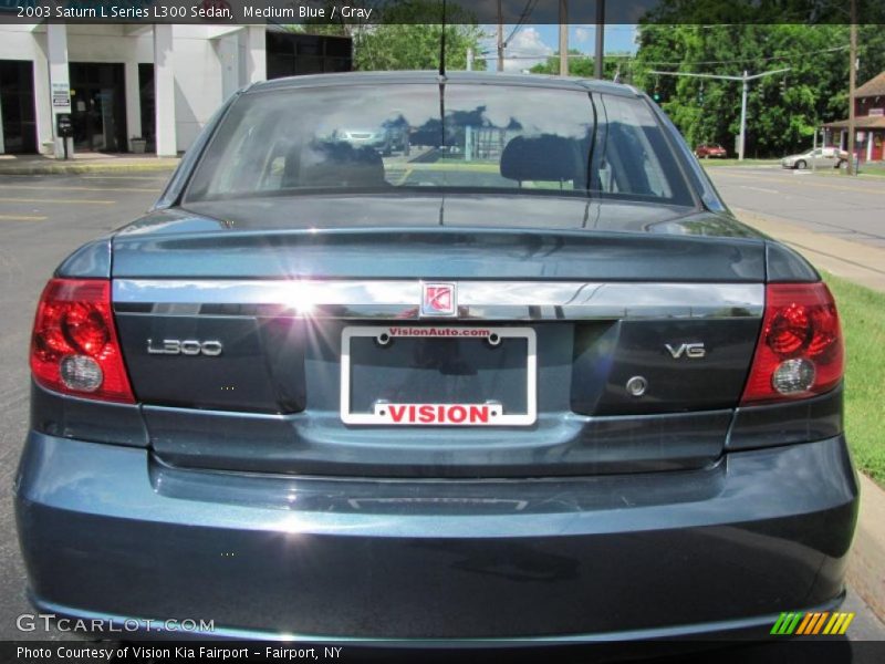 Medium Blue / Gray 2003 Saturn L Series L300 Sedan