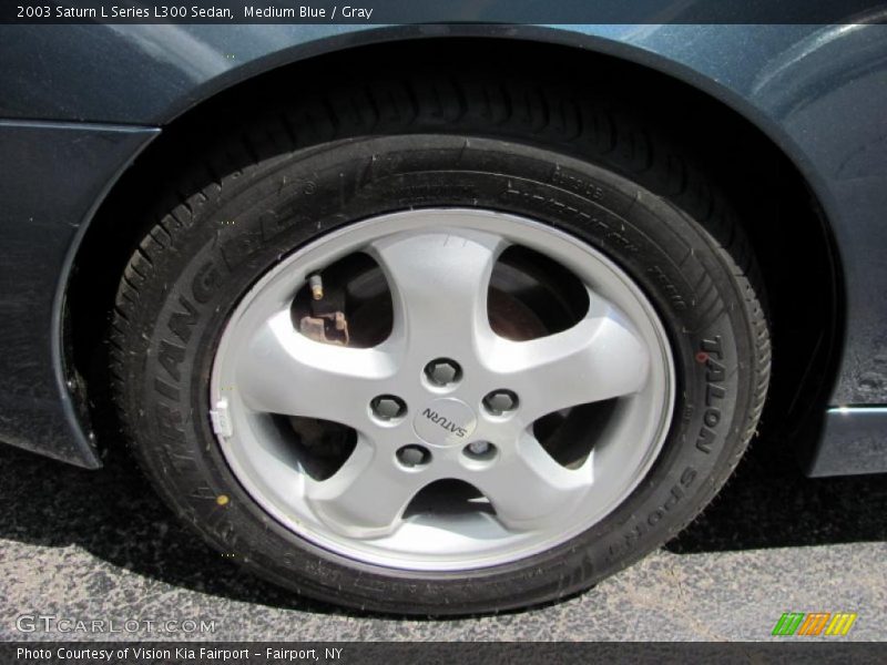 Medium Blue / Gray 2003 Saturn L Series L300 Sedan