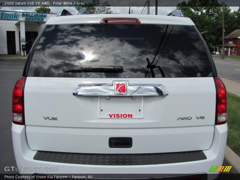 Polar White / Gray 2006 Saturn VUE V6 AWD