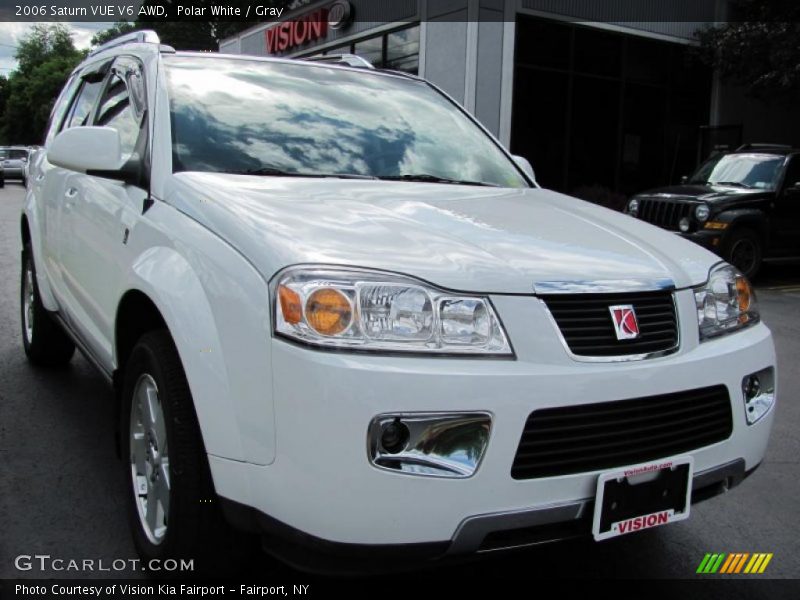 Polar White / Gray 2006 Saturn VUE V6 AWD