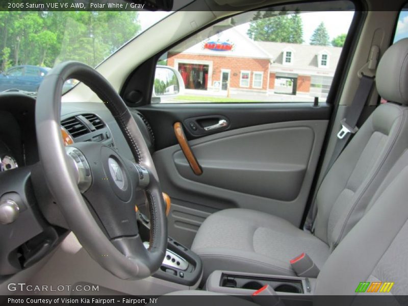 Polar White / Gray 2006 Saturn VUE V6 AWD