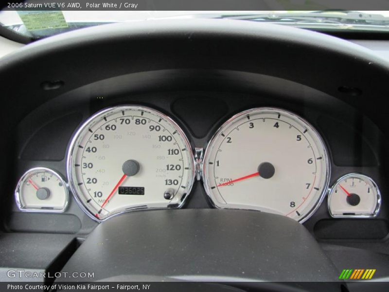 Polar White / Gray 2006 Saturn VUE V6 AWD