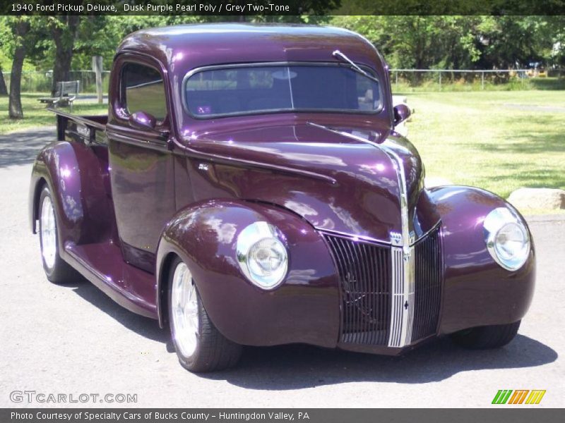 Dusk Purple Pearl Poly / Grey Two-Tone 1940 Ford Pickup Deluxe