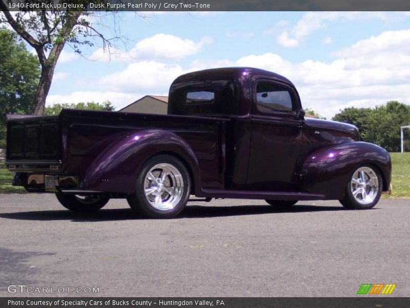 Dusk Purple Pearl Poly / Grey Two-Tone 1940 Ford Pickup Deluxe