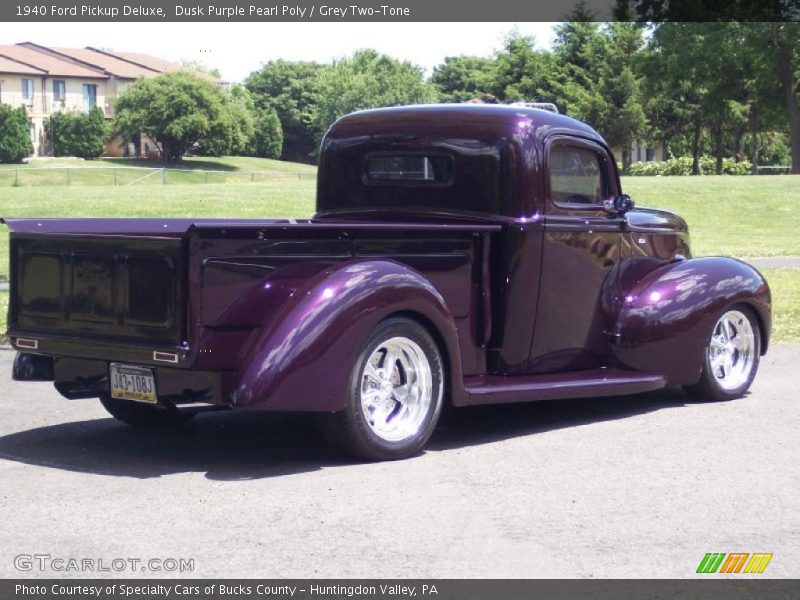 Dusk Purple Pearl Poly / Grey Two-Tone 1940 Ford Pickup Deluxe