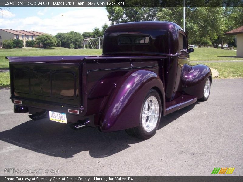 Dusk Purple Pearl Poly / Grey Two-Tone 1940 Ford Pickup Deluxe