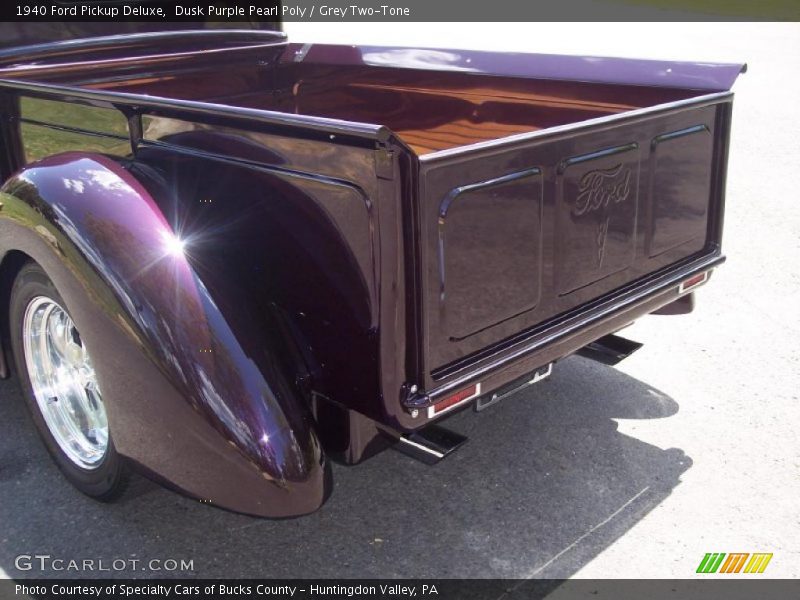 Dusk Purple Pearl Poly / Grey Two-Tone 1940 Ford Pickup Deluxe