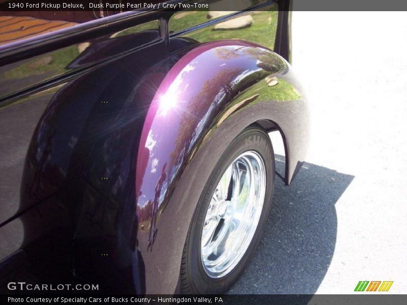 Dusk Purple Pearl Poly / Grey Two-Tone 1940 Ford Pickup Deluxe