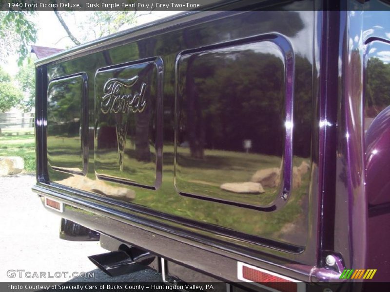 Dusk Purple Pearl Poly / Grey Two-Tone 1940 Ford Pickup Deluxe