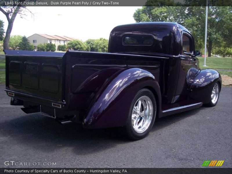 Dusk Purple Pearl Poly / Grey Two-Tone 1940 Ford Pickup Deluxe