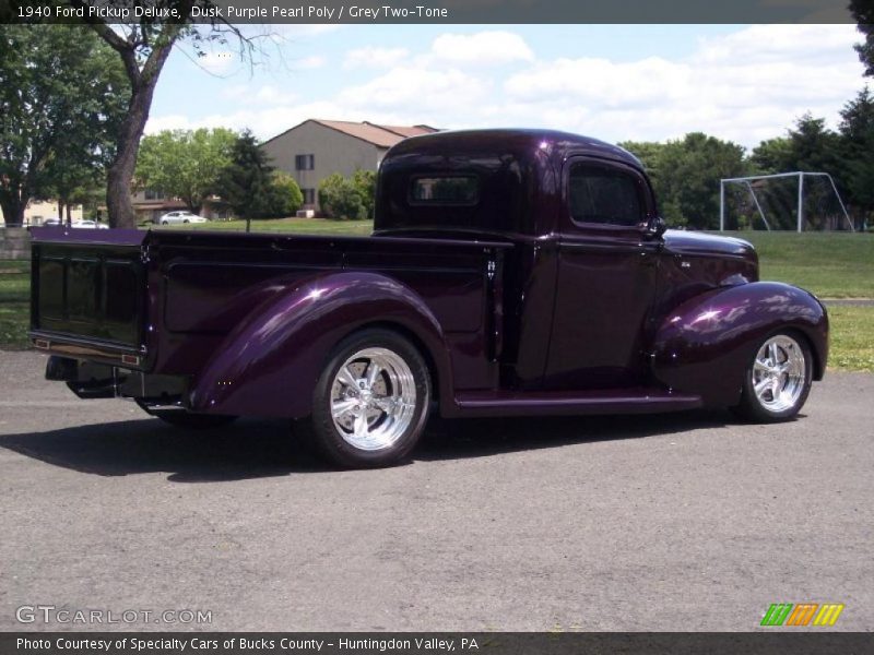 Dusk Purple Pearl Poly / Grey Two-Tone 1940 Ford Pickup Deluxe