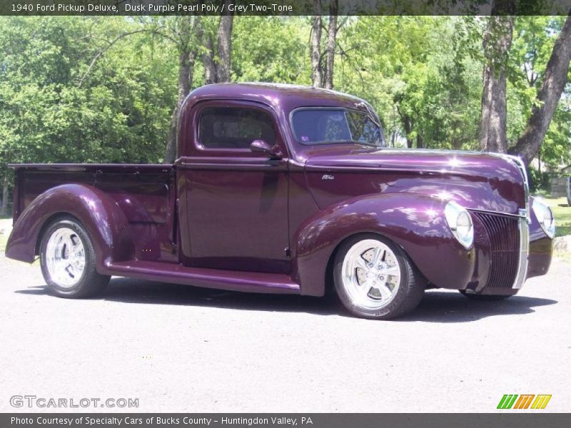 Dusk Purple Pearl Poly / Grey Two-Tone 1940 Ford Pickup Deluxe