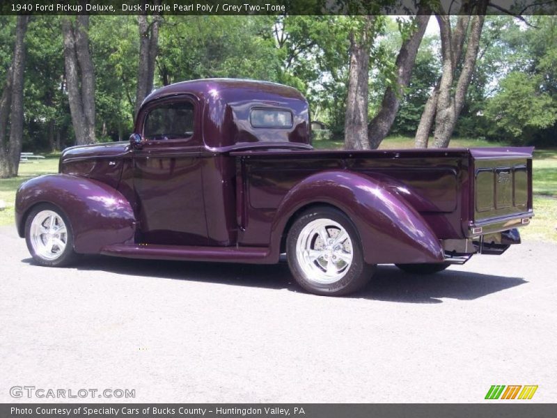 Dusk Purple Pearl Poly / Grey Two-Tone 1940 Ford Pickup Deluxe