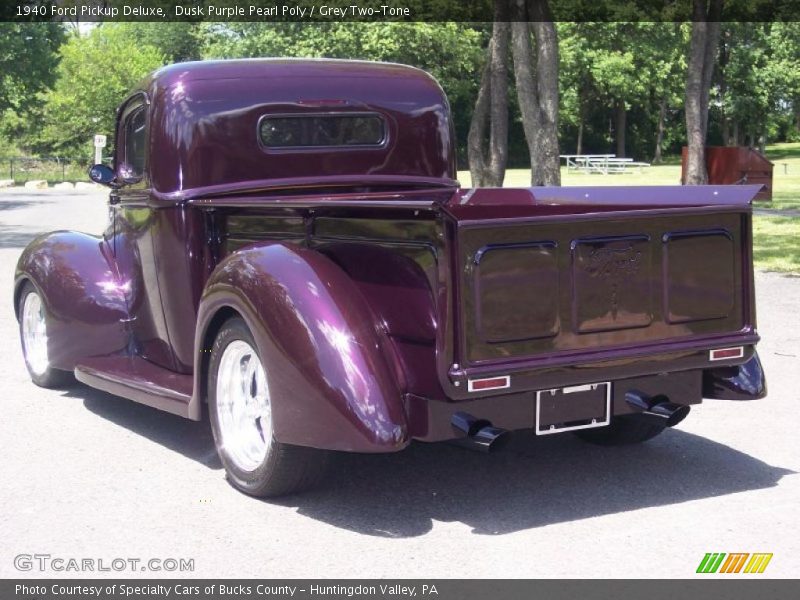 Dusk Purple Pearl Poly / Grey Two-Tone 1940 Ford Pickup Deluxe