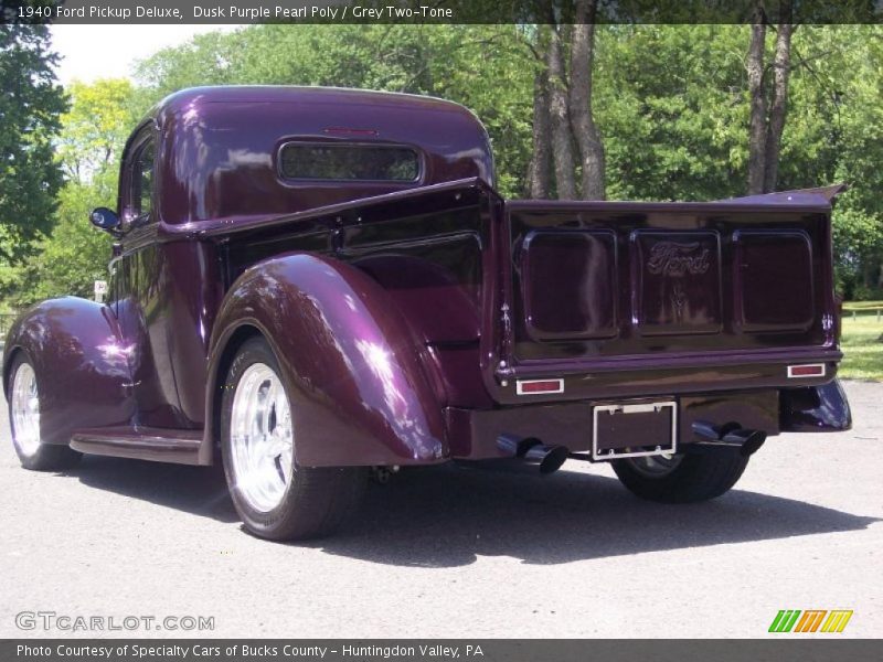 Dusk Purple Pearl Poly / Grey Two-Tone 1940 Ford Pickup Deluxe