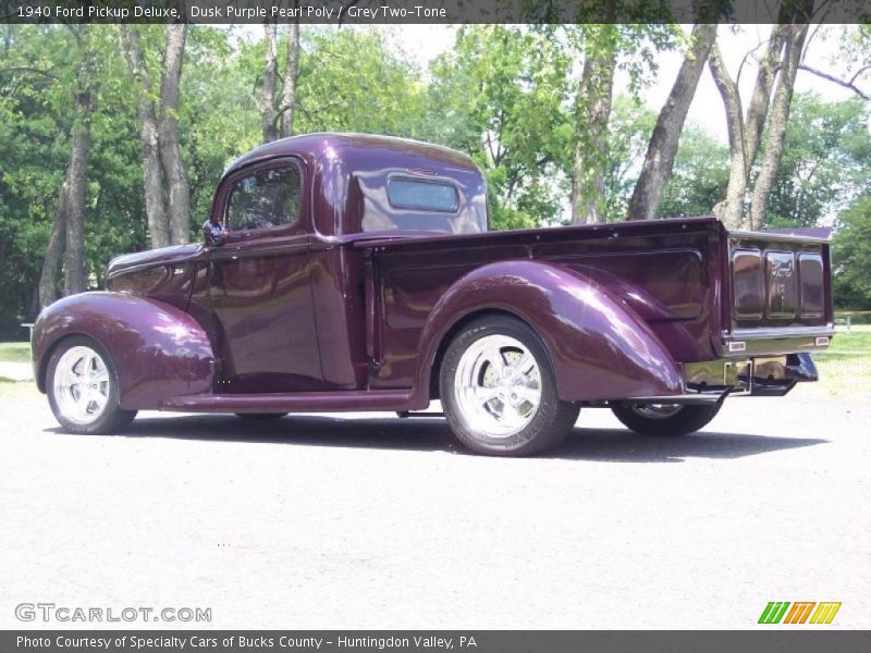 Dusk Purple Pearl Poly / Grey Two-Tone 1940 Ford Pickup Deluxe