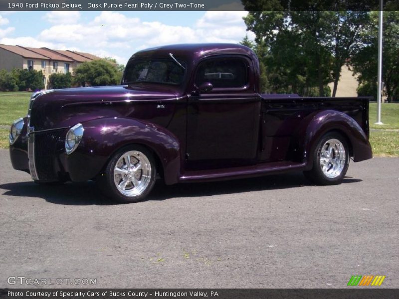 Dusk Purple Pearl Poly / Grey Two-Tone 1940 Ford Pickup Deluxe