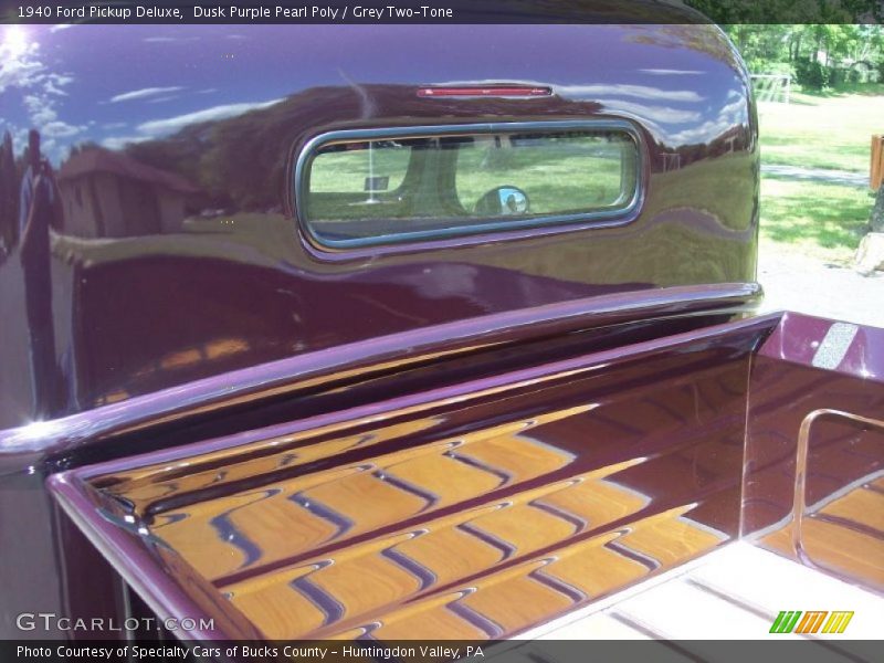 Dusk Purple Pearl Poly / Grey Two-Tone 1940 Ford Pickup Deluxe