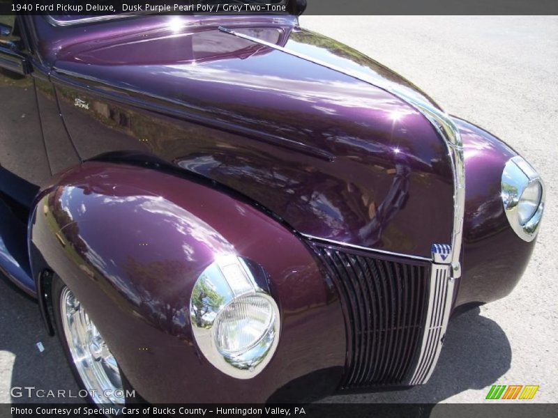 Dusk Purple Pearl Poly / Grey Two-Tone 1940 Ford Pickup Deluxe