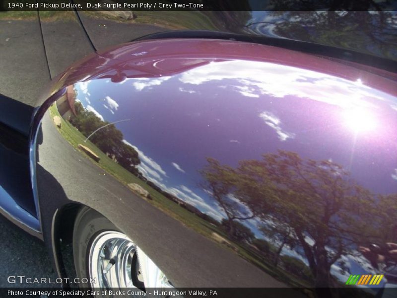 Dusk Purple Pearl Poly / Grey Two-Tone 1940 Ford Pickup Deluxe