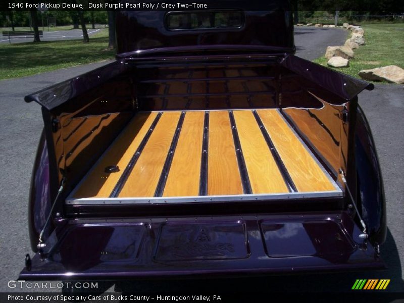 Dusk Purple Pearl Poly / Grey Two-Tone 1940 Ford Pickup Deluxe