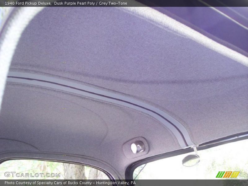 Dusk Purple Pearl Poly / Grey Two-Tone 1940 Ford Pickup Deluxe