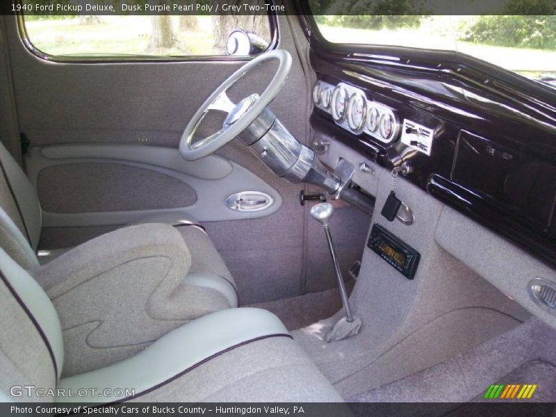 Dusk Purple Pearl Poly / Grey Two-Tone 1940 Ford Pickup Deluxe