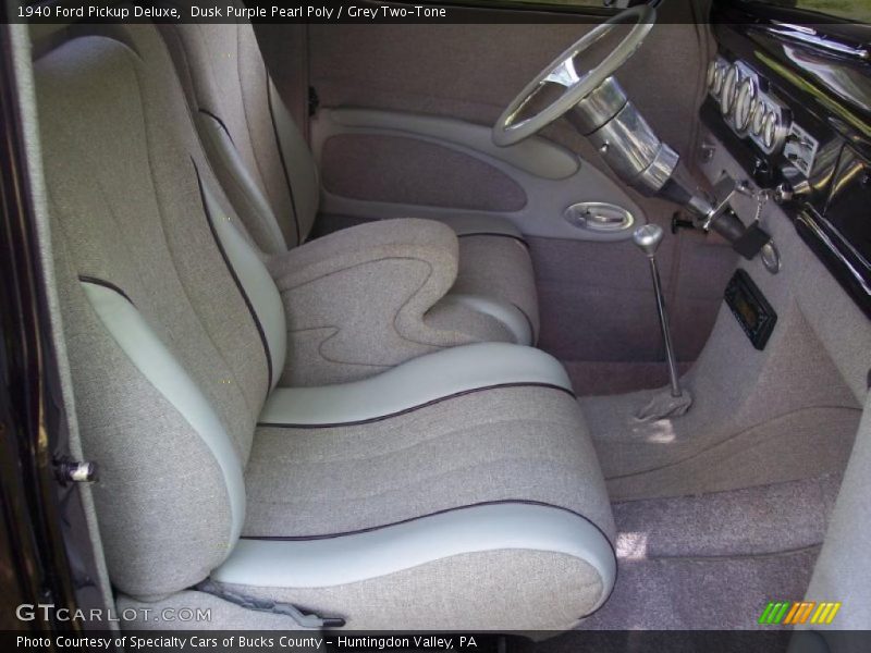 Dusk Purple Pearl Poly / Grey Two-Tone 1940 Ford Pickup Deluxe