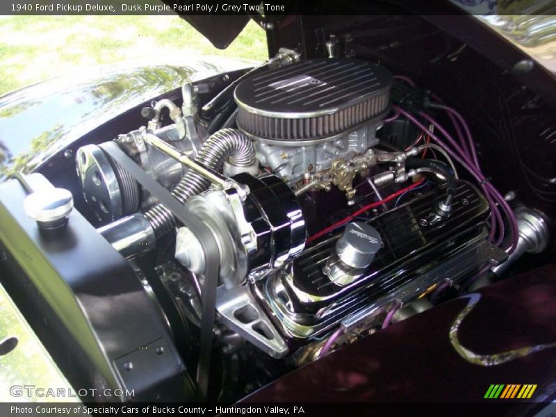 Dusk Purple Pearl Poly / Grey Two-Tone 1940 Ford Pickup Deluxe
