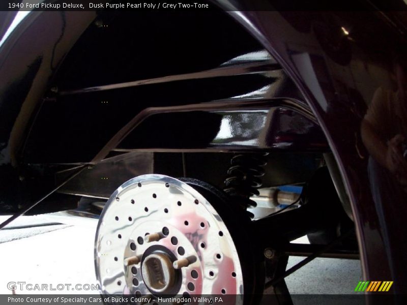 Dusk Purple Pearl Poly / Grey Two-Tone 1940 Ford Pickup Deluxe