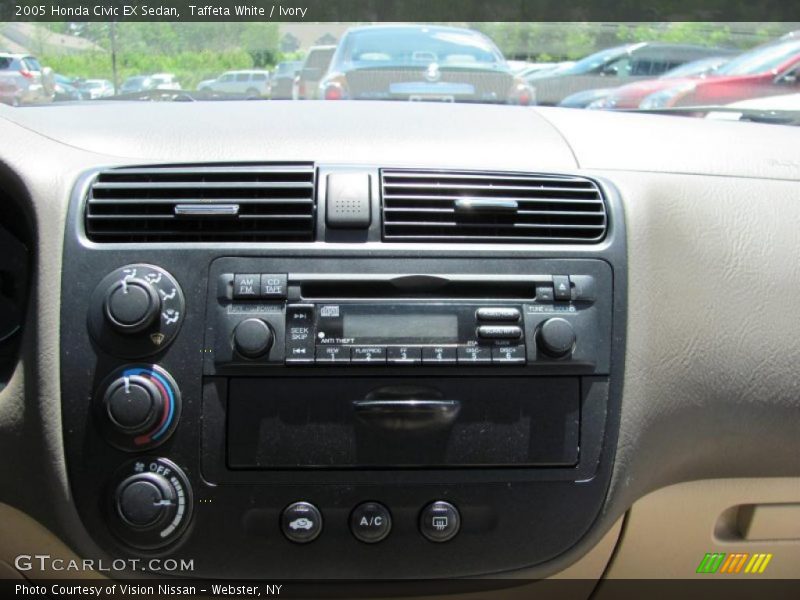 Taffeta White / Ivory 2005 Honda Civic EX Sedan