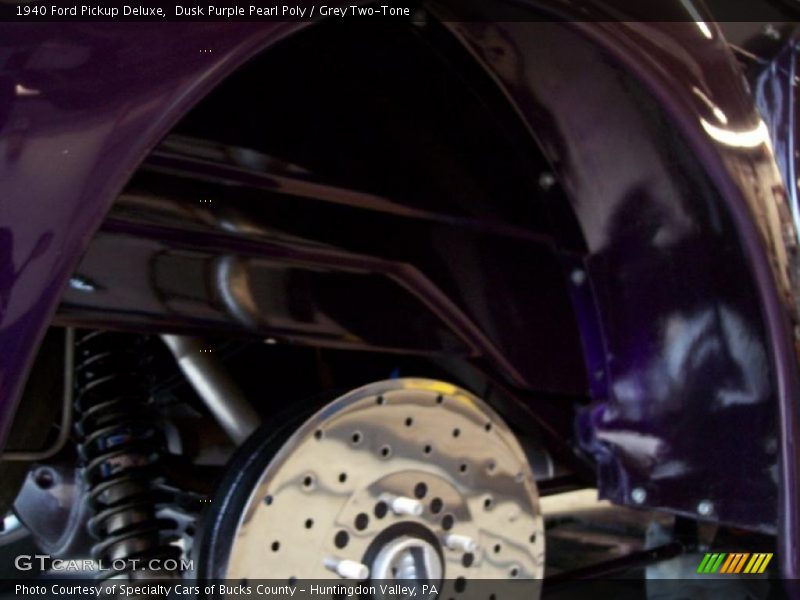 Dusk Purple Pearl Poly / Grey Two-Tone 1940 Ford Pickup Deluxe