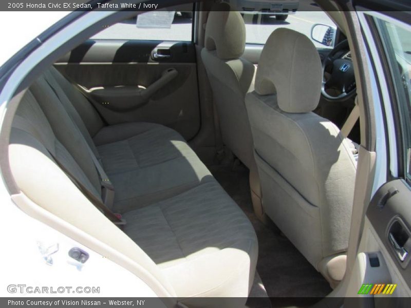 Taffeta White / Ivory 2005 Honda Civic EX Sedan
