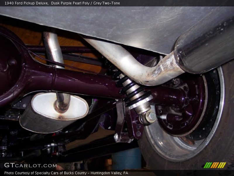 Dusk Purple Pearl Poly / Grey Two-Tone 1940 Ford Pickup Deluxe